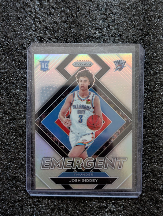 Josh Giddey 2021-22 Panini Prizm Silver Emergent